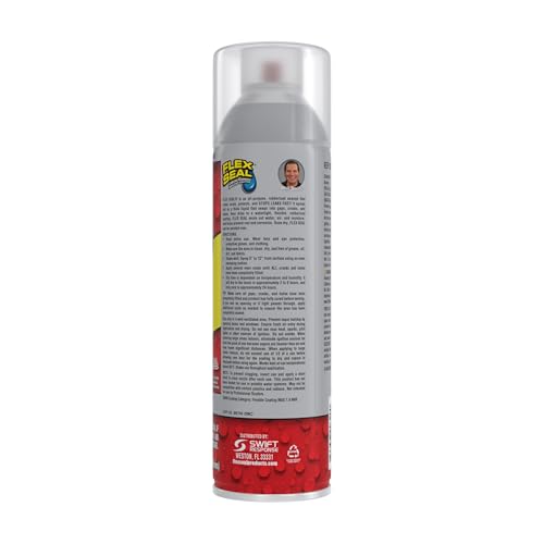 Flex Seal Spray Rubber Sealant Coating 14 oz Clear Waterproof Leak Stopper