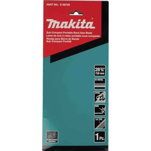 Makita E-08729 28-3/4" 14 TPI Bi-Metal Sub-Compact Portable Band Saw Blade