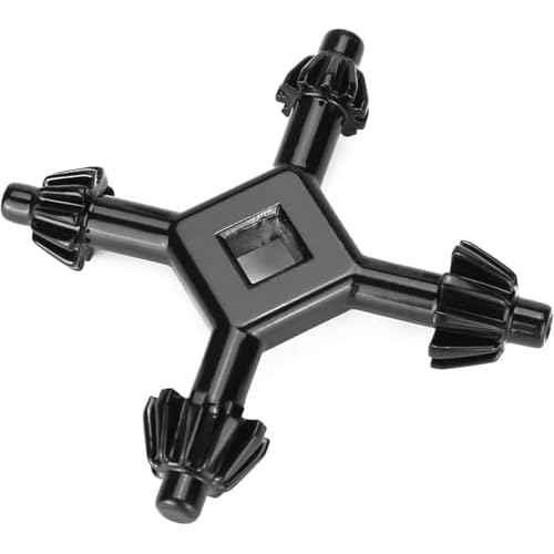 4 in 1 Drill Chuck Key Wrench,Chuck Key For Drill Press,Electric Drill Chucks,Compatible with Most Drill Press & Power Tool Chucks (Black)