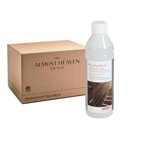 Almost Heaven Saunas Paraffin Oil, Wooden Bench & Surface Protection Oil, Wooden Surface Treatment to Protect & Accentuate Natural Wood Color, Extend Your Home Sauna Lifespan, 16.9 FL OZ