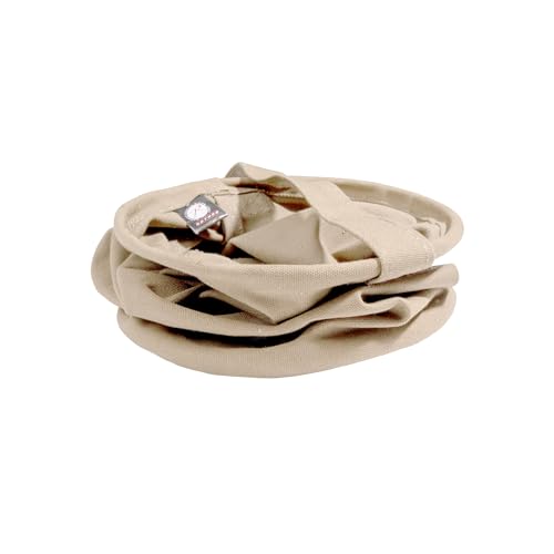 Rothco Medium Canvas Water Bucket – Natural, Durable Portable Water & Tool Carrier