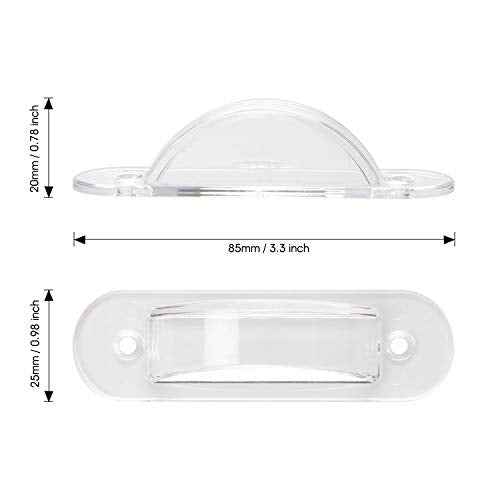 Wall Switch Guards Plate Covers Child Safety Security Home Decor (4 Pack), Clear - Keeps Light Switch ON Or Off Prevent Accidental Device Turn On or Off