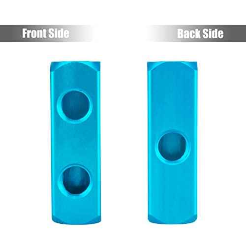 Air Manifold, 2 Way 5 Port Air Compressor Manifold, Aluminum Air Hose Inline Manifold Block Splitter, Pneumatic Manifold Air Distribution Block, NPT 1/4 Inch Supply Port, NPT 1/4 Inch Output Port