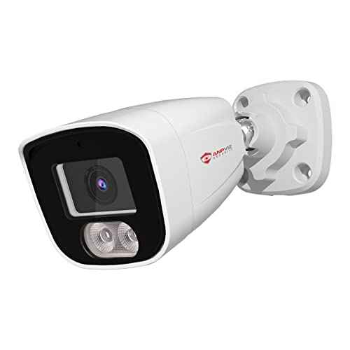 Anpviz 4MP PoE IP Bullet Camera with Microphone/Audio, IP Security Camera Outdoor Indoor, Night Vision 65ft, Waterproof IP66, 108¡Æ Wide Angle 2.8mm Lens, 24/7 Recording, NDAA Compliant (U Series)
