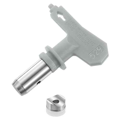 uxcell Reversible Spray Tips for Airless Sprayer 529 Paint Spray Nozzle Tips Sprayer Machine Parts for Home Garden Building Fences, Gray
