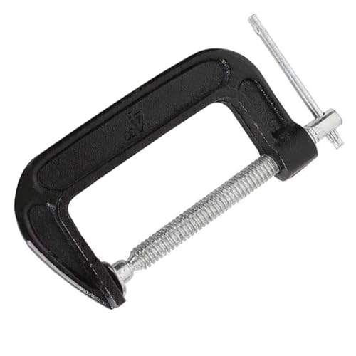 4 Inch C-Clamp Set, Heavy Duty Steel C Clamp Industrial Strength C Clamps for Woodworking, Welding, and Building (1PC)