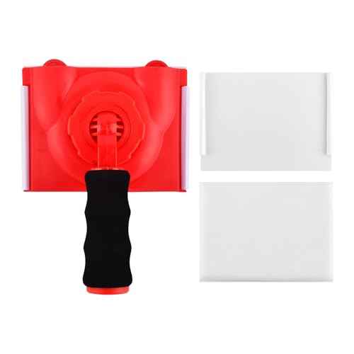 Paint Edger Trimmer with 2 Replacement Pads,Paint Edgers Tool,Walls & Ceilings Pad Painter,Paint Pad Applicator,Edge Trimmer & Paint Edger Tool for Home Wall Painting