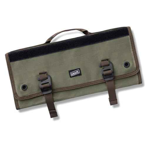 Knafs - Burrito Grande Knife Storage Roll - Large Hanging Expandable Bag with Straps (OD Green)