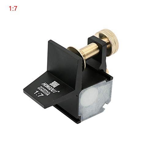 VIGAN 1:7 Dovetail Saw Guide Rail - Aluminum & Brass, Right Angle Gauge