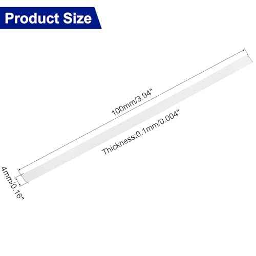 MECCANIXITY Pure Nickel Strip 0.1mm x 4mm x 100mm Battery Soldering Tab Nickel Solder Tab for Battery Pack and Spot Welding 20 Pcs