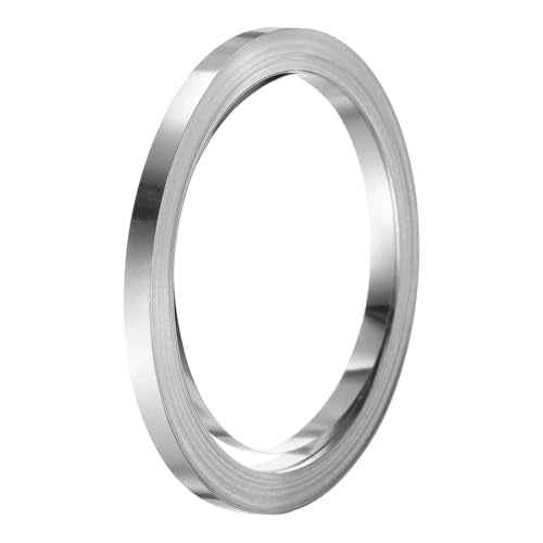 HARFINGTON Nickel Strip 0.1mm x 5mm (32.8ft / Roll) Nickel Plated Steel Strips for Lithium Battery Packs Car Nickel Tap for Cell Battery Pack Spot Welding and Soldering, Silver Tone
