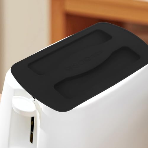 UPKOCH Silicone Toaster Top Cover Lid Black 6.88 x 4.13 in - 1pc