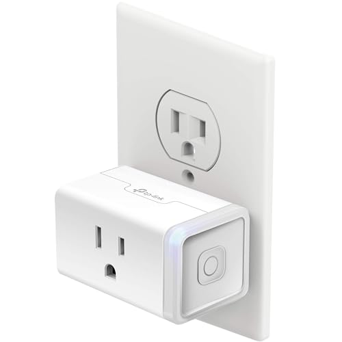 Kasa Smart Wi-Fi Plug Mini with Energy Monitoring, KP115 - Voice Control