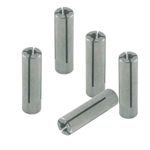 ?????? ???? 5 Pieces Collet Adapter Die Grinder Chuck Driver Adapter 1/4" to 1/8" CNC Engraving Bit Router Converter for Engraving Milling Machine Tool