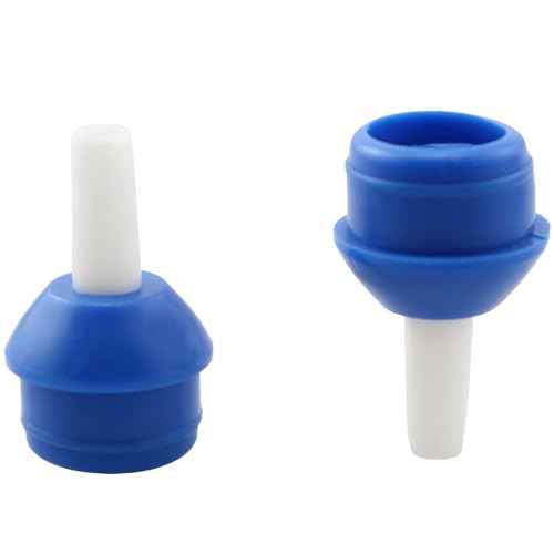 TAODAN 12PCS Manual Solder Sucker Gun Heads Universal Suction Nozzle Vacuum Desoldering Pump Welding Suction Cup Remover for 13-inch Model DS-017 Circuit Maintenance IC Disassembly Blue Color