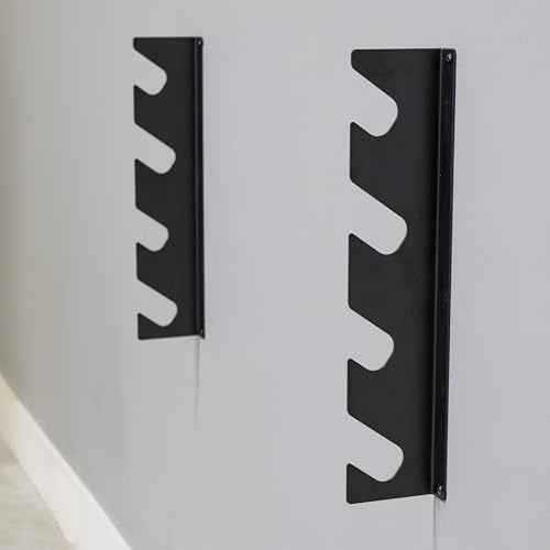 StoreYourBoard Shed Tool Organizer Wall Mount, Garage Organization, Garden Tool Organizer for Shovels and Rakes, Solid Steel Holds 100 lbs