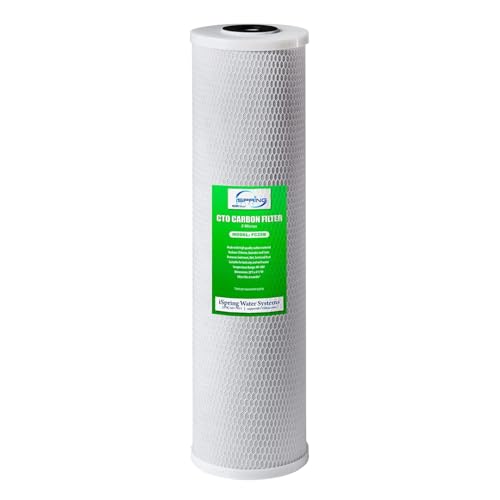 iSpring FC25B 20x4.5 Inch Whole House Water Filter - Chlorine Removal