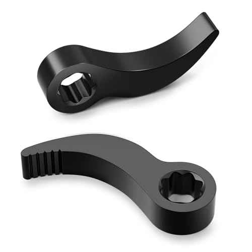 Lytool 2 Pcs Pry Bar Wrench Adaptor Head, Crowbar Adapter Head Tool, Half Shaft Removal Car Repairing Tools (1/2" Drive)