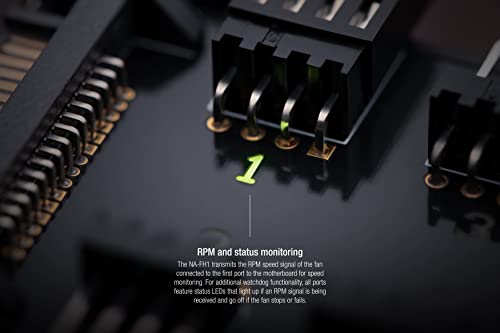 Noctua 8-Port PWM Fan Hub with Magnetic Mount and Short Circuit Protection