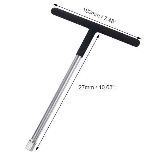 1/2" Square Drive T Handle Wrench Spanner Auto Repairing Tool for Vehicle Car Motorcycle