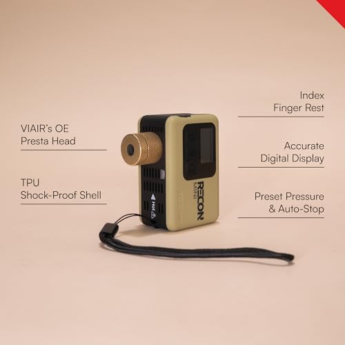 VIAIR Recon Mini Portable Electric Bike Pump 120 PSI Digital Inflator
