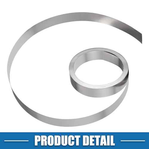 Car Nickel Strip 99.6% Nickel 0.12x15mm 32.8ft Nickle Tabs for 18650 Soldering Tab for High Capacity Lithium Li-Po Battery NiMh NiCd Battery Pack and Spot Welding Silver Tone