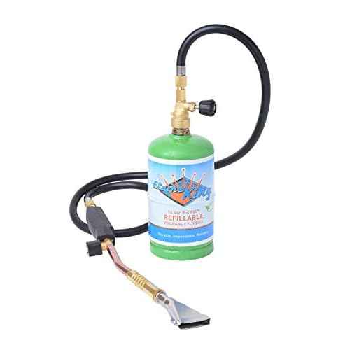 Flame King Propane Gas Torch 6,000 BTU Kit w/ 3 Burners for Melting, Brazing Gold and Silver Precious Metals, Welding, Soldering, and Repairs