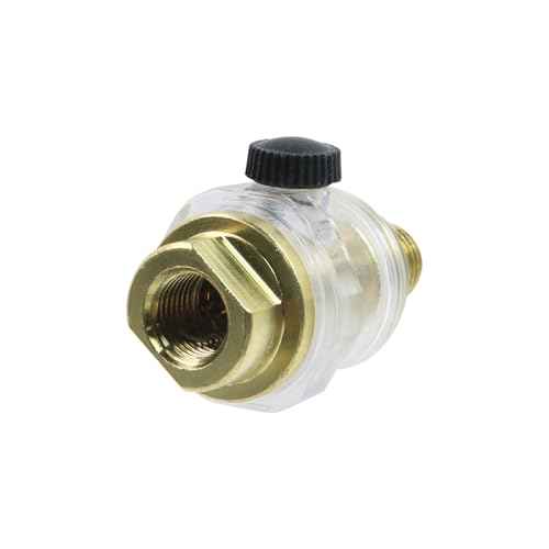 Geesatis 1/4" Mini In Line Oiler,Oil Lubricator for Air Compression(pack of 2)