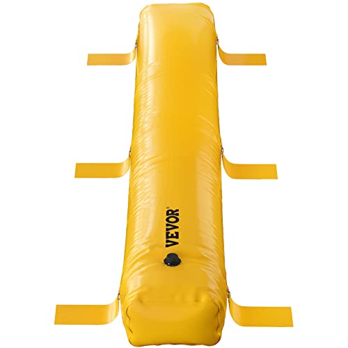 Flood Barrier, Flood Bags, Sandbag Alternative, Water Barrier for Flooding with Great Waterproof Effect, Reusable PVC Water Diversion Tubes, Lightweight Flood Barriers for Home, Door, Garage(12FT*6in)