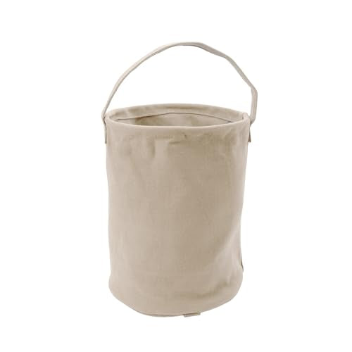Rothco Medium Canvas Water Bucket – Natural, Durable Portable Water & Tool Carrier