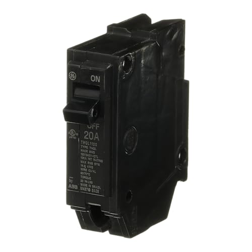 ABB Q-Line® THQL1120 Q Line 20A Single-Pole Circuit Breaker • 120/240 VAC, 20 Amp, 10 kA Interrupt • THQL One-Pole Load Center Circuit Breaker • Non-Interchangeable Thermal Magnetic Trip