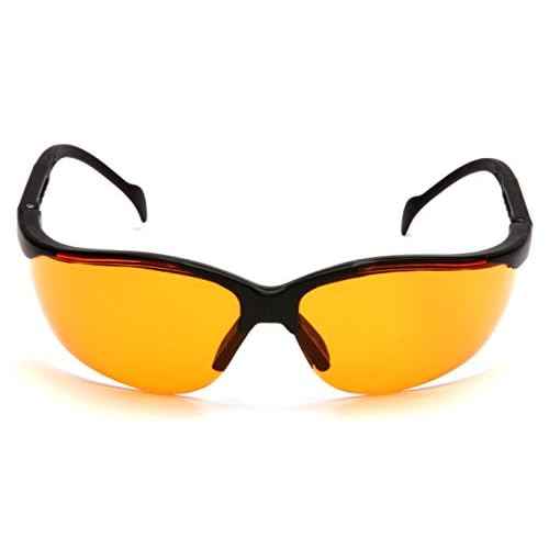 Pyramex Venture II Safety Eyewear, Indoor/Outdoor Mirror Anti-Fog Lens