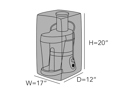 Slate Quilted Juicer Cover 17W x 12D x 20H - Dustproof, Washable, Stain-Resistant?