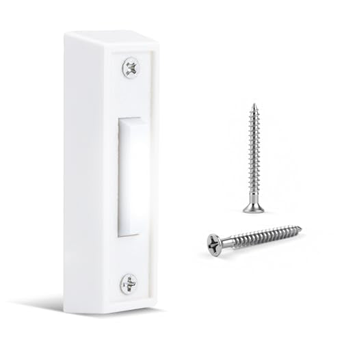 White Lighted Wired Doorbell Button - Abvsdu Low Voltage Door Chime Switch