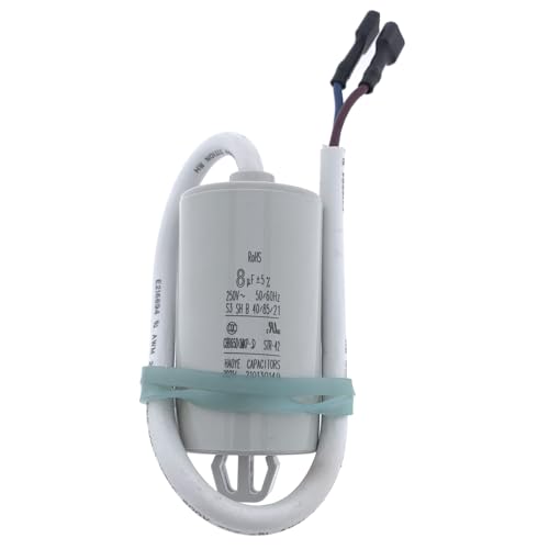 4.7 Ohm 3-Pin PTC Starter Relay Kit for Mini Fridges & Beer/Wine Coolers with Overload & 8µF Capacitor