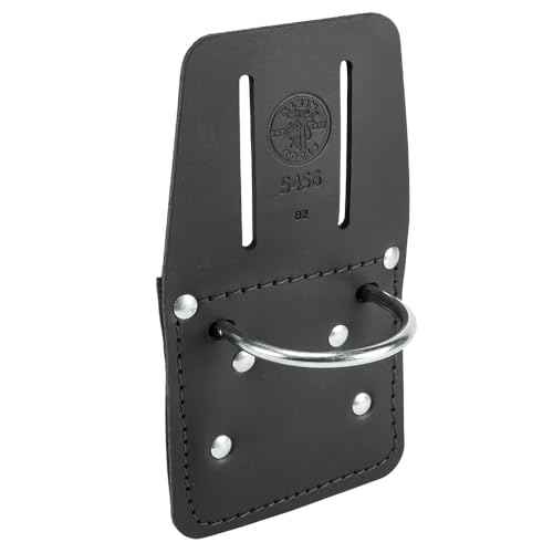 Klein Tools 5456 Leather Hammer Holder with Slotted Connection and Metal Ring