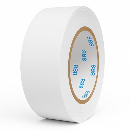MG888 Multi-Purpose Duct Tape 1.88 Inches x 60 Yards, Crafts, Repairs & DIY Projects, 1 Roll (White)