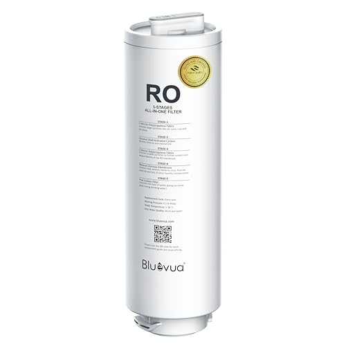 Bluevua 5-in-1 Reverse Osmosis Water Filter Replacement Cartridge