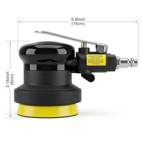 3 inch & 4 Air Sander Kit, Pneumatic Random Orbital DA with Sanding
