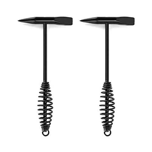 QWORK Welding Chipping Hammer, 2 Packs 10.5" Two-head Hammer with Coil Spring Handle Welding Cleansing and Crushed Ice