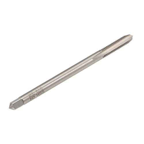 uxcell Metric Thread Tap M6 x 1 H2 100mm Extra Long Straight Flute Screw Thread Milling Machine Taps Threading Tapping Repair Tool