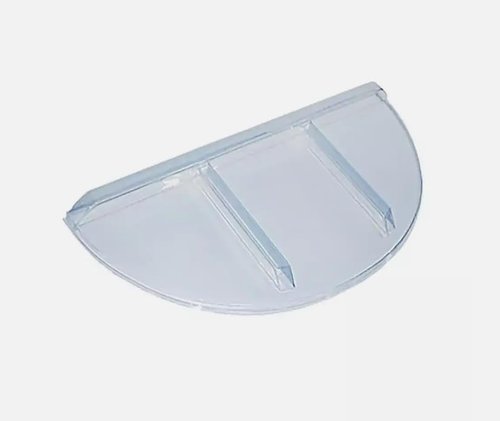 48 in. W X 22 in. D X 2-1/2 in. H Economy Round Flat Window Well Cover Fit Round
