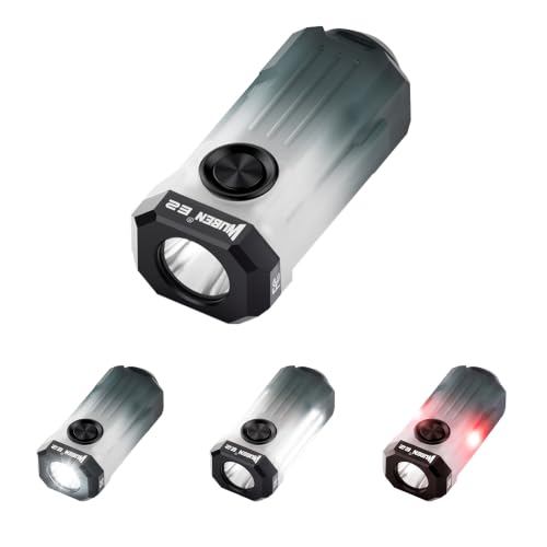 WUBEN E2-Black Mini EDC Rechargeable LED Keychain Flashlight
