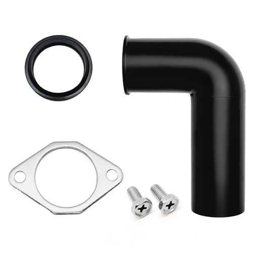 Garbage Disposal Drain Elbow Replacement Kit 1.5-inch PVC Connector with Flange & Gasket
