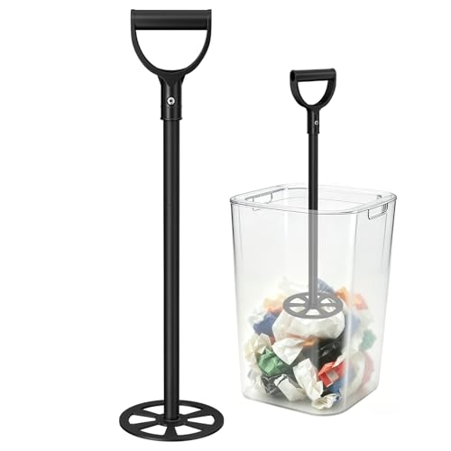 Manual Trash Compactor for Kitchen 25.5 Inch Metal Waste Reducer