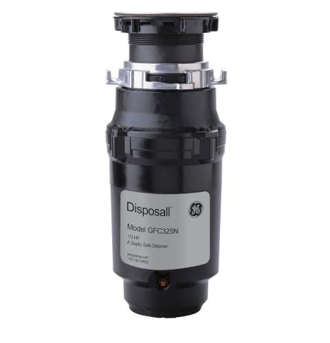 GE Disposall Continuous Feed Garbage Disposal 1/3 HP Corded EZ Mount