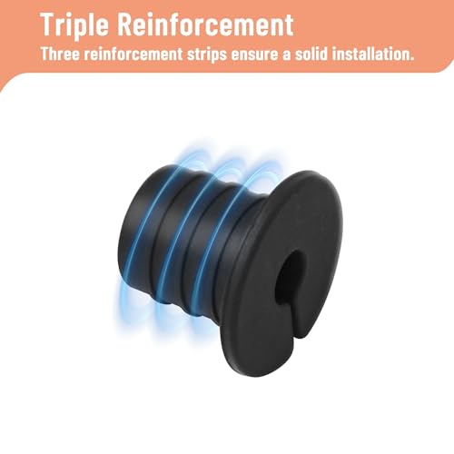 USEAMIE 3/4 Inch Cable Grommet Routing Kit for Starlink Cables, Waterproof Silicone Wall Pass, 2 Pcs