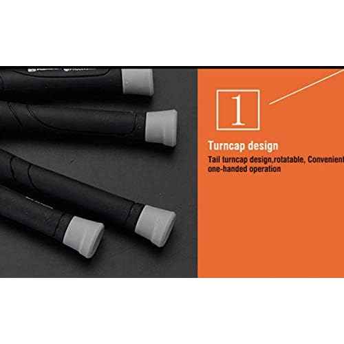 Edward Tools Precision Screwdriver Set with Storage Case - 9 Screwdrivers including Flat, Phillips and Torx - Small Screwdriver Set for Electronics, Eyeglass, Computer, Laptop, Jeweler - Cr-V Steel