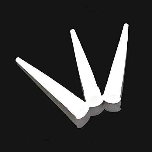 YouU Caulk Nozzles for Caulking Gun (White / 20 Pcs)