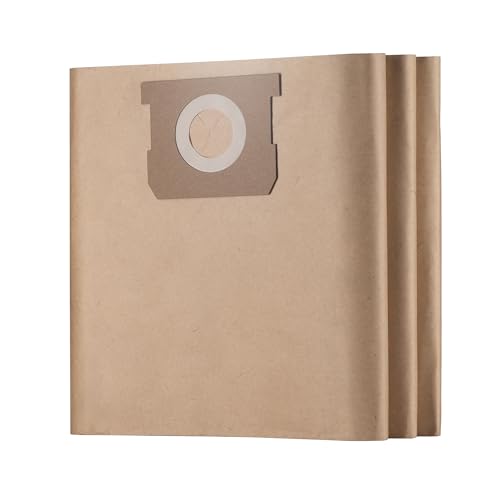 3 Pack 19-3100 Shop Vac Replacement Filter Bags for 5-8 Gallon Wet/Dry Vacuums, 19-3100 Disposable Filter Bags